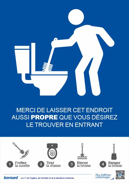 Toilettes Affiche de salle de bains Toilettes invités drôle Cadeau  Télécharger -  France